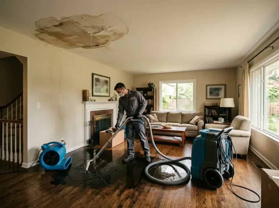 attic-pipe-burst-ceiling-drip-008 — frequently asked questions, Water Damage Restoration & Carpet Care in Judsonia, AR